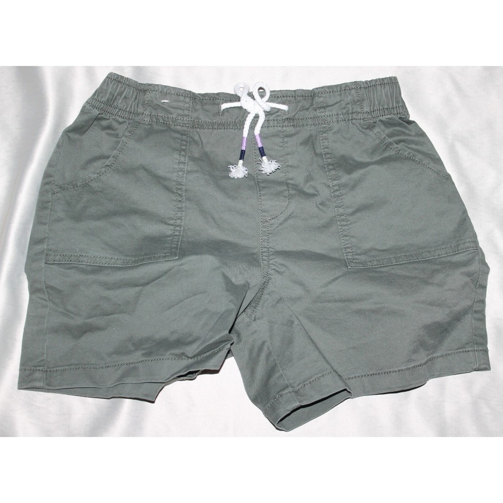 Girls Woven Shorts | Size 10-12 | Machine Wash | Elastic Waistband green